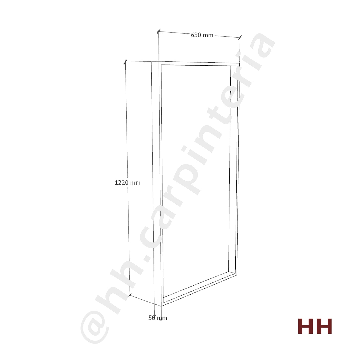 Panel Borde Madera